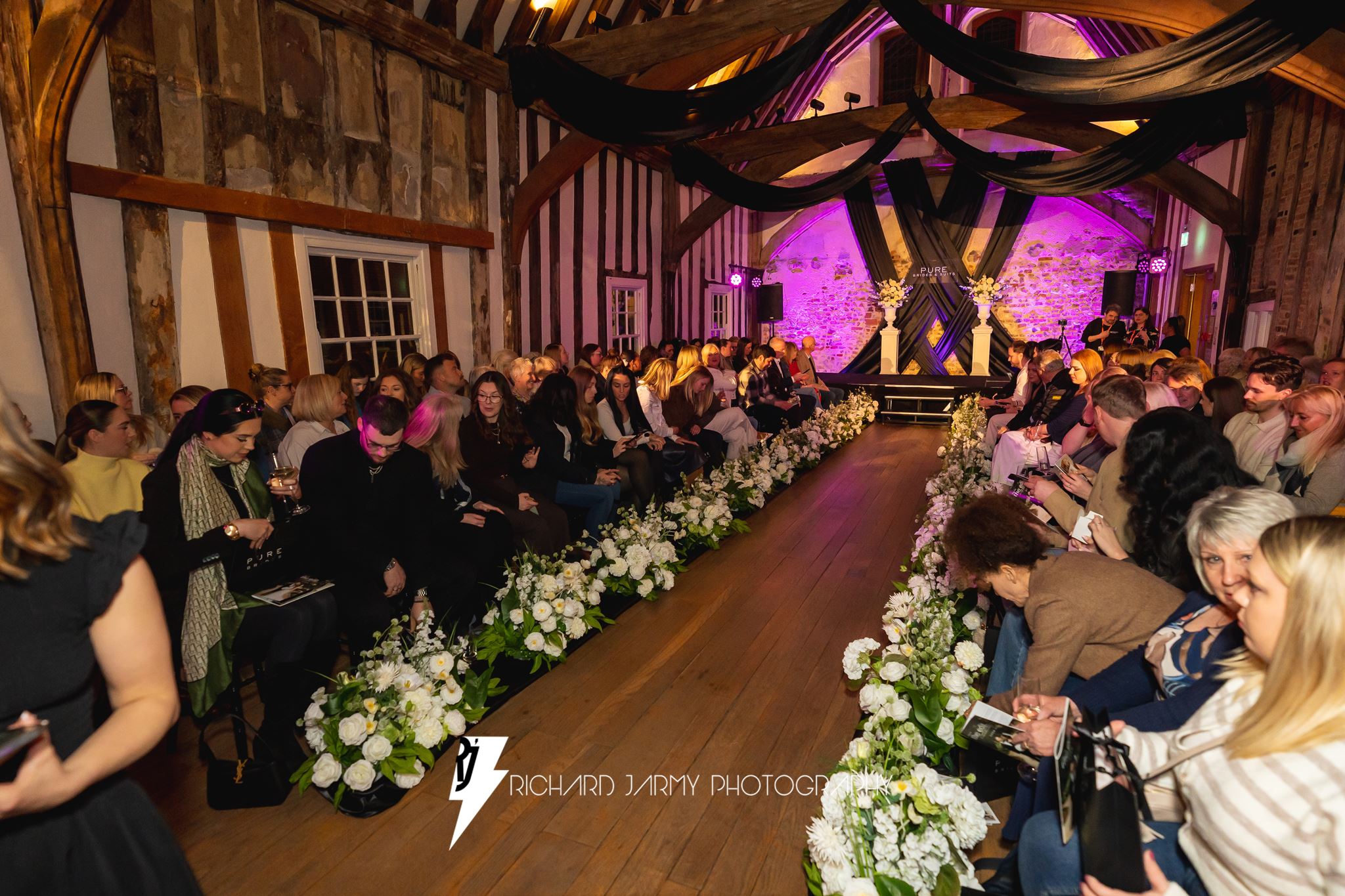 Sell-out audience at the Pure Brides Fashion Show, Dragon Hall