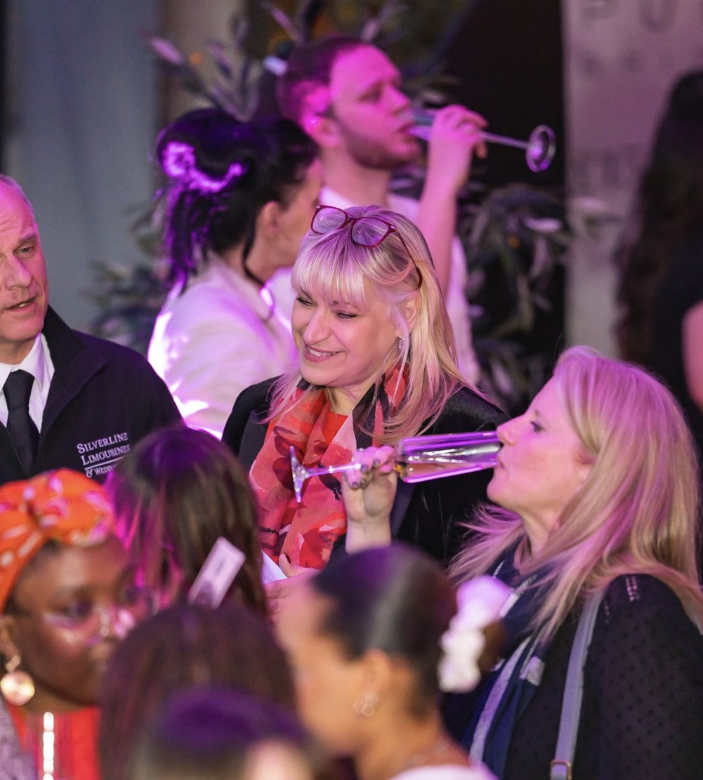 Guests enjoying an evening at a Pure Brides event