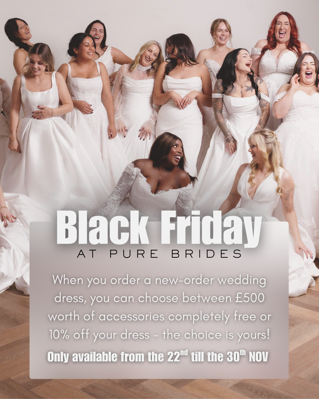 Black Friday at Pure Brides 🤍