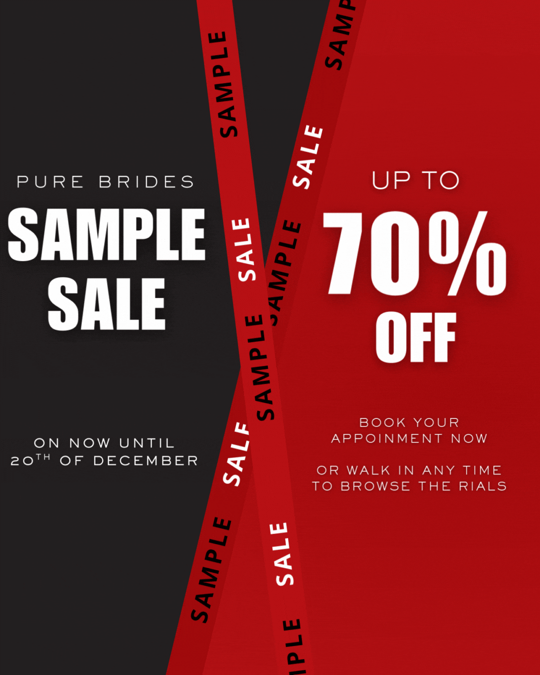 WINTER SAMPLE SALE - scroll for info