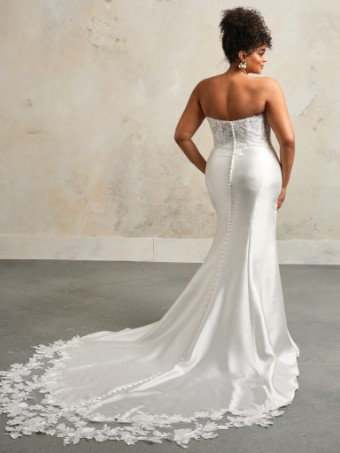 Rebecca Ingram Goldie #5 All Ivory (gown with Ivory Illusion) thumbnail