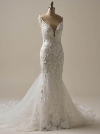 Maggie Sottero Reese #4 default Ivory (gown with Ivory Illusion) thumbnail