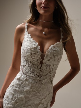 Maggie Sottero Reese #1 Ivory (gown with Ivory Illusion) thumbnail