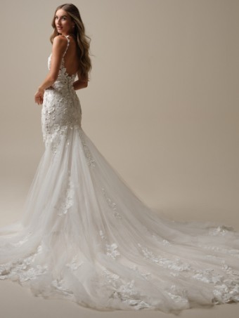 Maggie Sottero Reese #2 Ivory (gown with Ivory Illusion) thumbnail