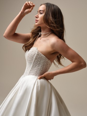 Maggie Sottero Tina #4 Ivory (gown with Natural Illusion) thumbnail