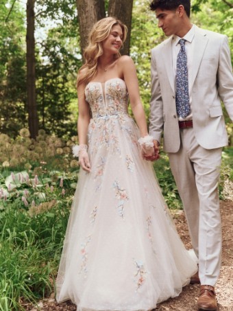 Maggie Sottero Zephyrine #0 default Multi over Blush (gown with Natural Illusion) thumbnail