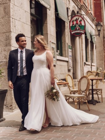 Rebecca Ingram Cory #4 default All Ivory (gown with Ivory Illusion) thumbnail