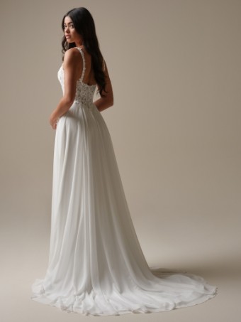 Rebecca Ingram Cory #1 All Ivory (gown with Ivory Illusion) thumbnail
