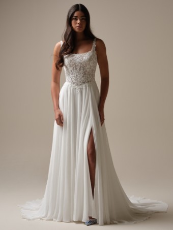 Rebecca Ingram Cory #0 default All Ivory (gown with Ivory Illusion) thumbnail