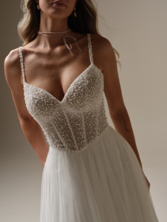 Maggie Sottero Gretchen #2 All Ivory (gown with Ivory Illusion) thumbnail