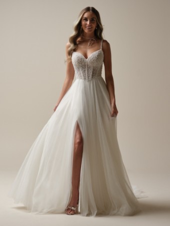 Maggie Sottero Gretchen #1 All Ivory (gown with Ivory Illusion) thumbnail