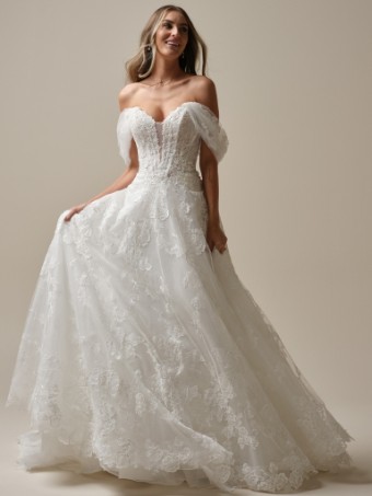 Maggie Sottero Skyler #3 All Ivory (gown with Ivory Illusion) thumbnail
