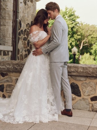 Maggie Sottero Skyler #1 All Ivory (gown with Ivory Illusion) thumbnail