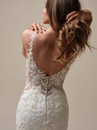 Maggie Sottero Keegan #4 Ivory (gown with Natural Illusion) thumbnail