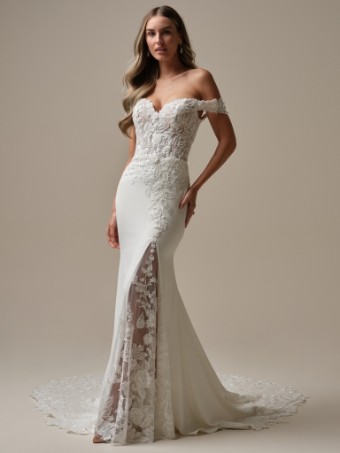 Rebecca Ingram Adeline #4 default Ivory (gown with Natural Illusion) thumbnail