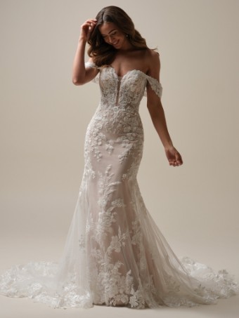 Rebecca Ingram Tegan #0 default All Ivory (gown with Ivory Illusion) thumbnail