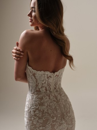 Rebecca Ingram Tegan #3 All Ivory (gown with Ivory Illusion) thumbnail