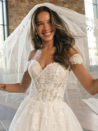 Maggie Sottero Verina #4 All Ivory (gown with Ivory Illusion) thumbnail