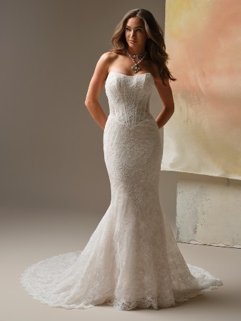 Maggie Sottero Ariadne #3 All Ivory (gown with Ivory Illusion) thumbnail