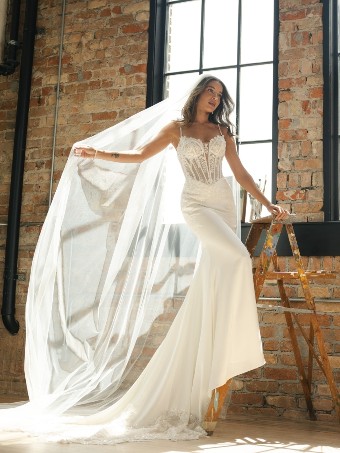 Maggie Sottero India #1 All Ivory (gown with Ivory Illusion) thumbnail
