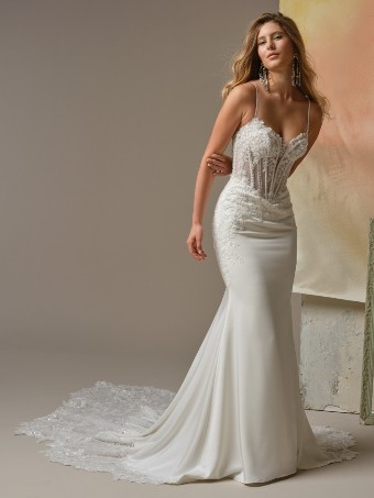 Maggie Sottero India #5 All Ivory (gown with Ivory Illusion) thumbnail