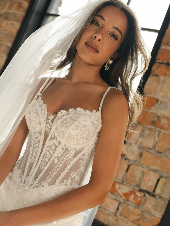 Maggie Sottero India #2 All Ivory (gown with Ivory Illusion) thumbnail