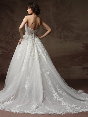 Maggie Sottero Lyra #2 All Ivory (gown with Ivory Illusion) thumbnail