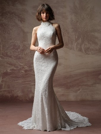Maggie Sottero Anya #0 default All Ivory (gown with Ivory Illusion) thumbnail