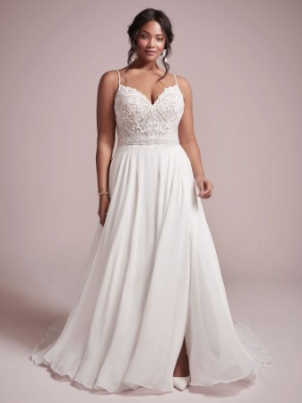 Rebecca Ingram Lorraine P #0 default Ivory (gown with nude illusion) thumbnail