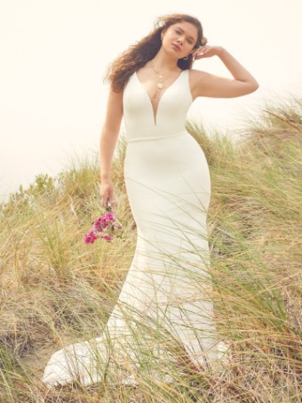 Rebecca Ingram Theodora #0 default Ivory (gown with Natural Illusion) thumbnail