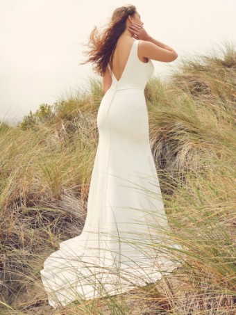 Rebecca Ingram Theodora #2 Ivory (gown with Natural Illusion) thumbnail