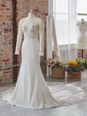 Rebecca Ingram Sadie Lynette #4 default All Ivory (gown with Ivory Illusion) thumbnail
