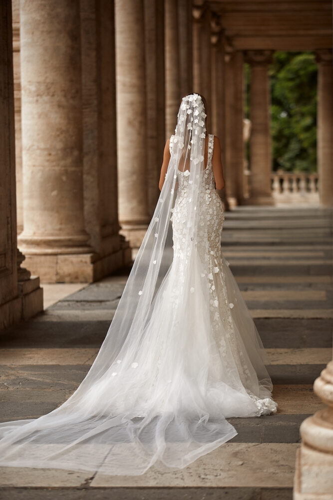 green emerald velvet dress ESSEX BRIDAL SHOP CHELMSFORD Wedding Dress MARY'S Bridal Gown MB3146