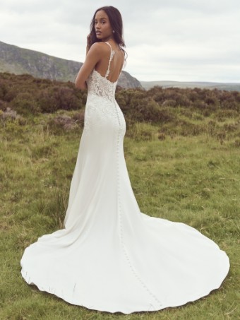 Rebecca Ingram Joyce #2 Ivory (gown with Natural Illusion) thumbnail