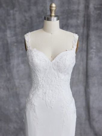 Rebecca Ingram Joyce #3 default Ivory (gown with Natural Illusion) thumbnail