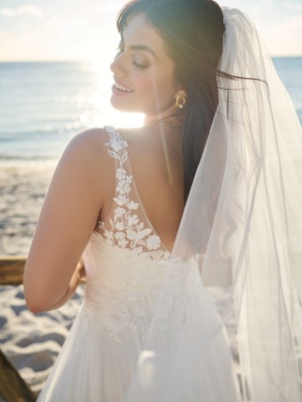 Rebecca Ingram Maeve #4 default All Ivory (gown with Ivory Illusion) thumbnail
