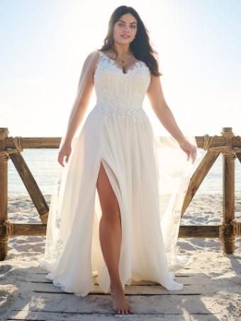 Rebecca Ingram Maeve #0 default All Ivory (gown with Ivory Illusion) thumbnail