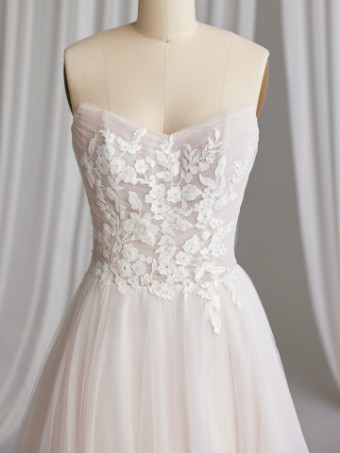 Rebecca Ingram Kiandra #4 Ivory Over Blush thumbnail