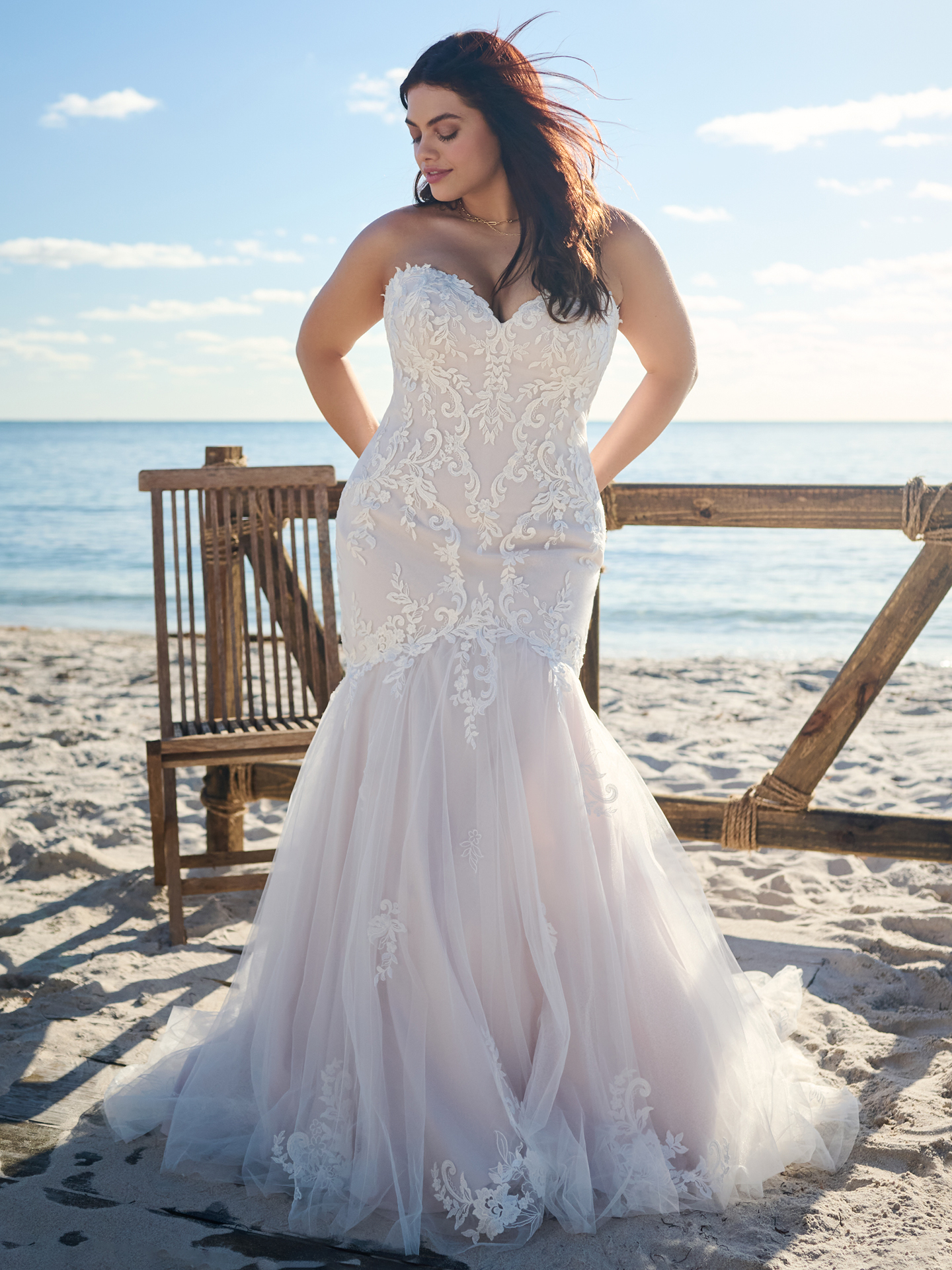 Plus size sales fishtail dress uk